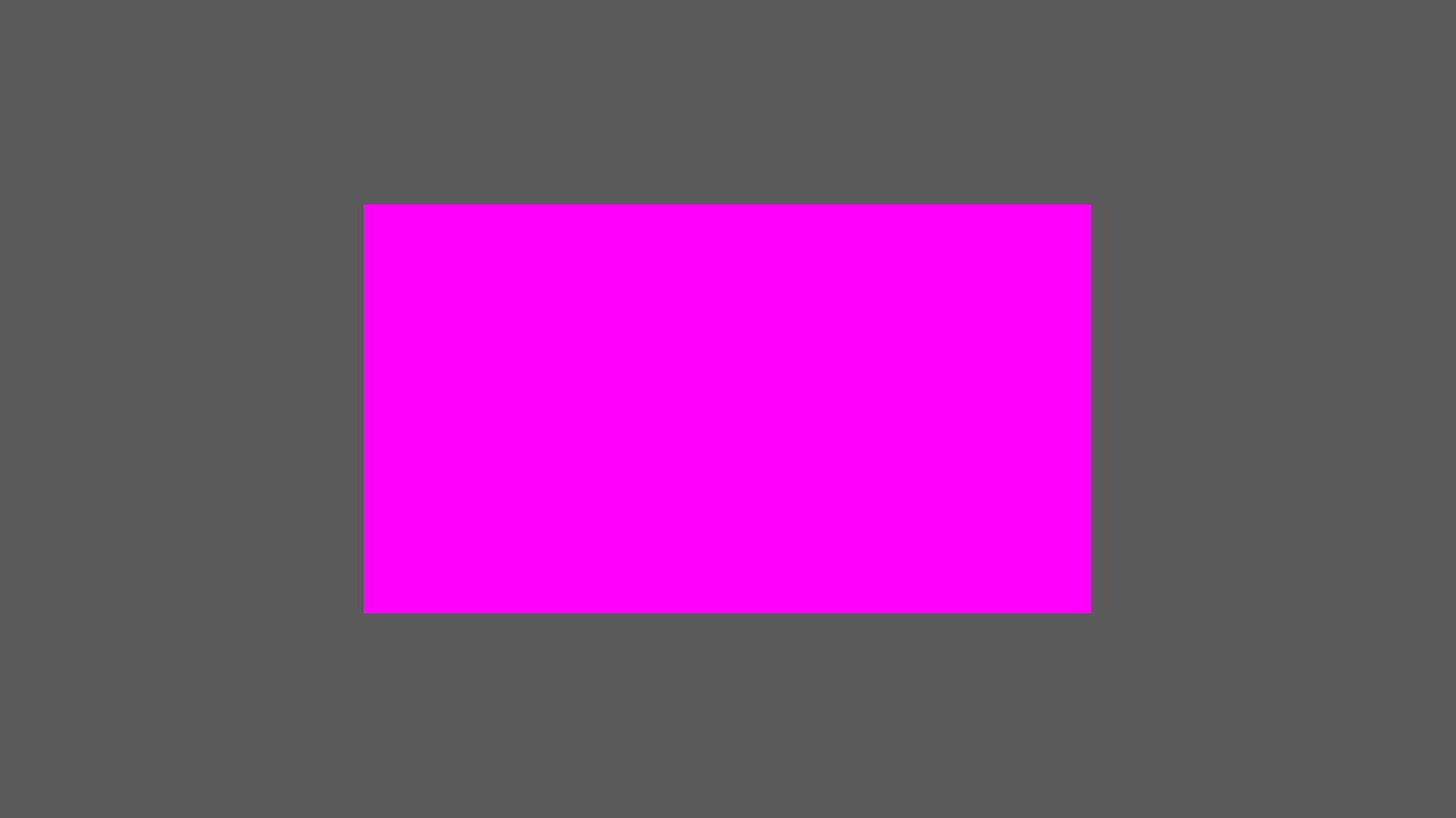 A magenta rectangle in the centre of a grey window
